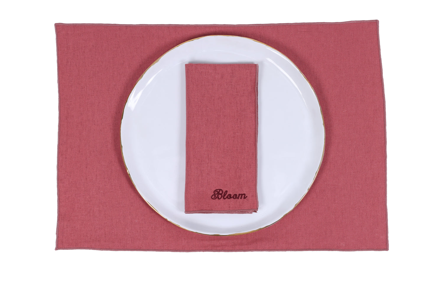 Customizable linen placemats / Set of 4