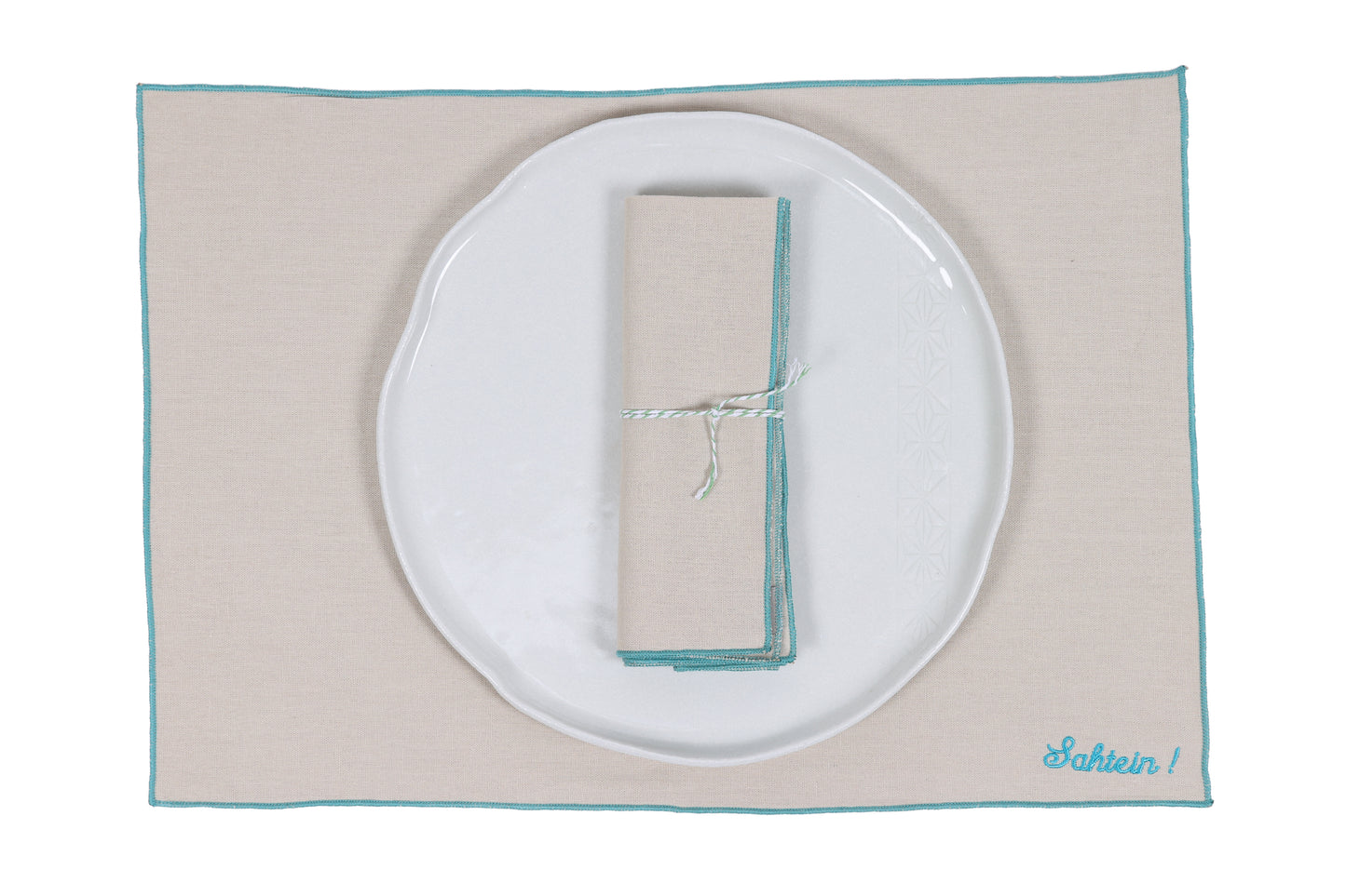 Customizable plain placemats / Set of 4