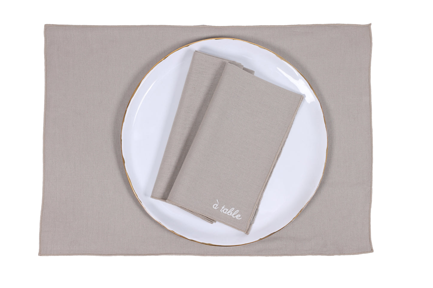 Customizable linen napkins / Set of 4