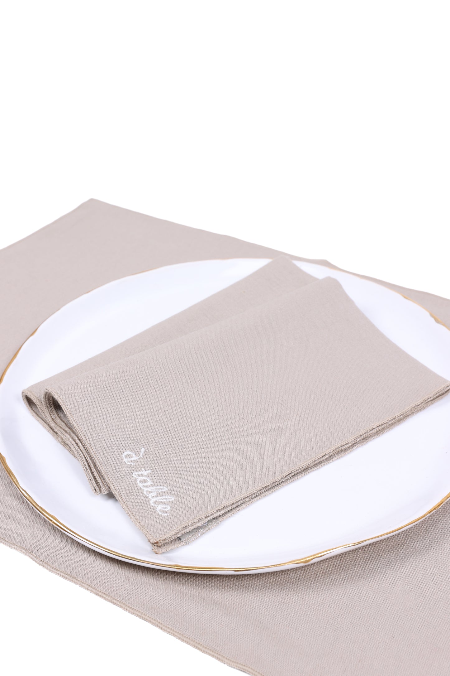 Customizable linen napkins / Set of 4