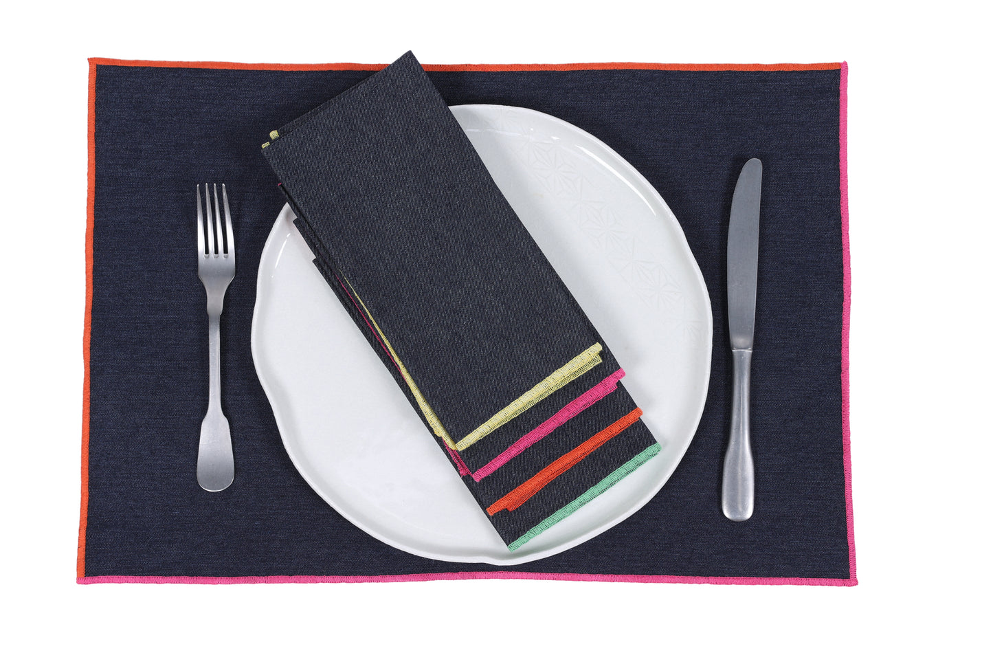 Customizable plain placemats / Set of 4