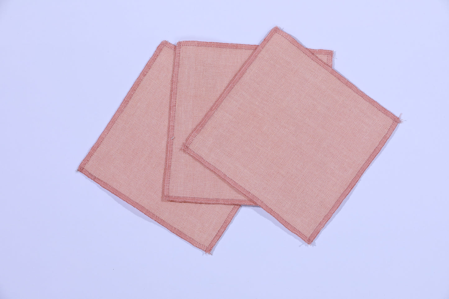 Plain cocktail napkins / Set of 4